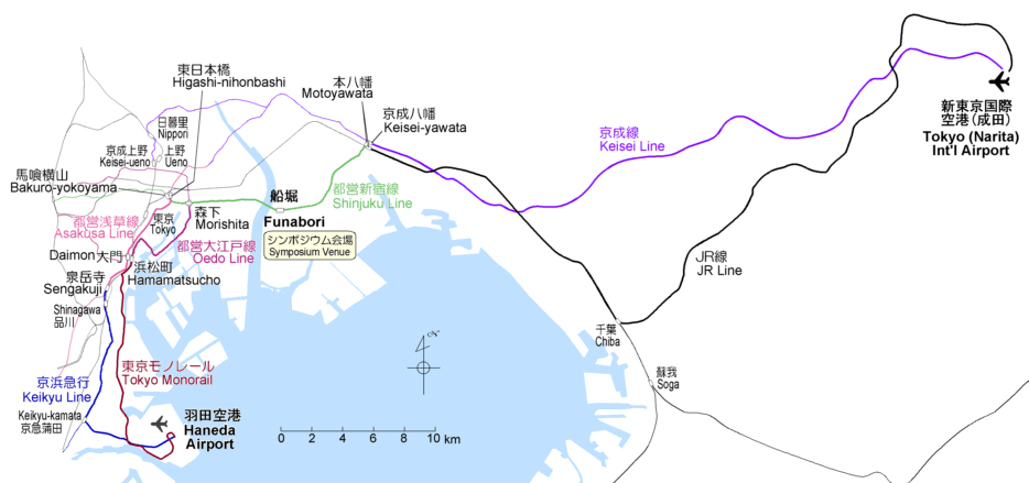 map from Narita