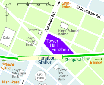 map around tower-hall